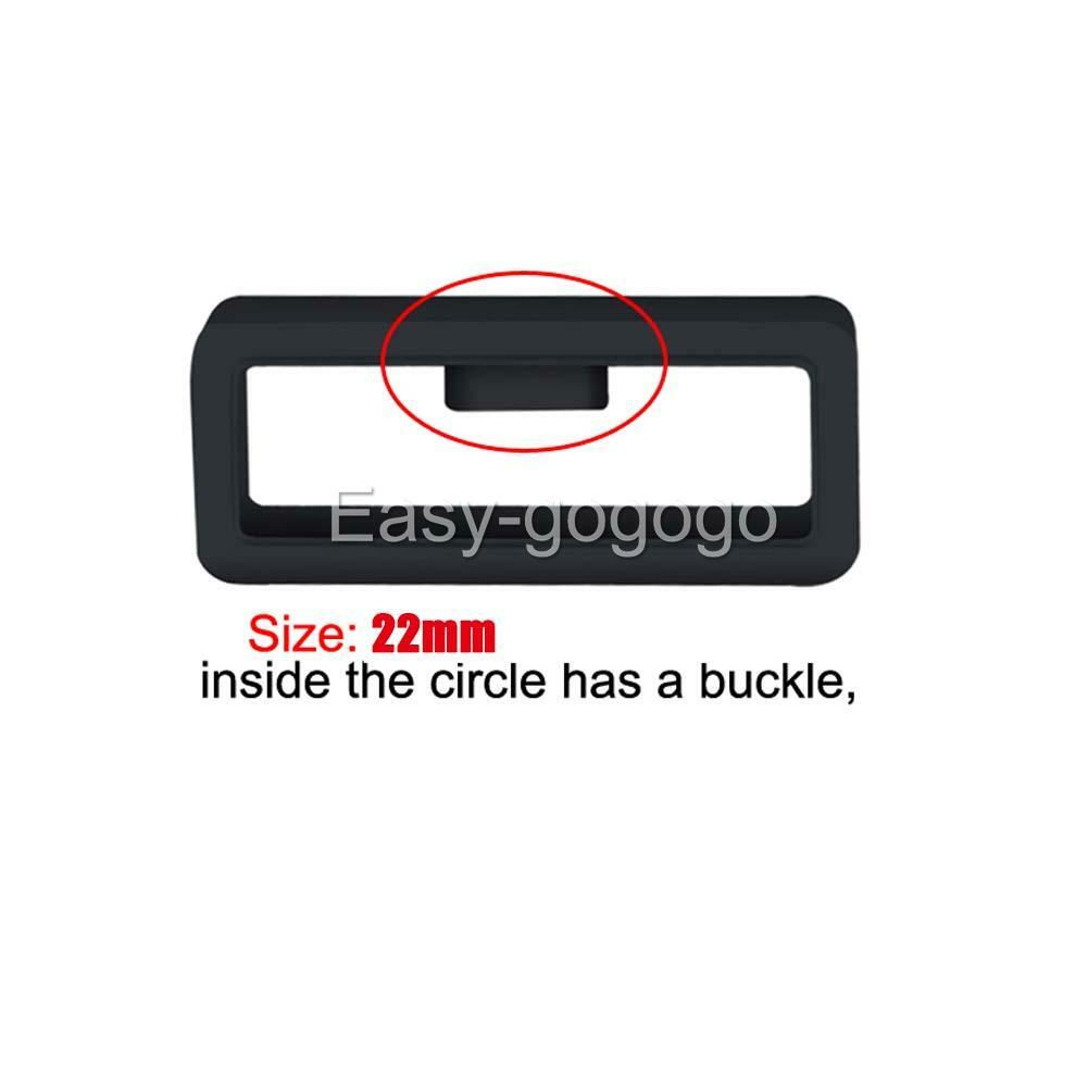 6X Silicone Rubber Garmin Watch Strap Band Keeper Holder Hoop Loop Ring