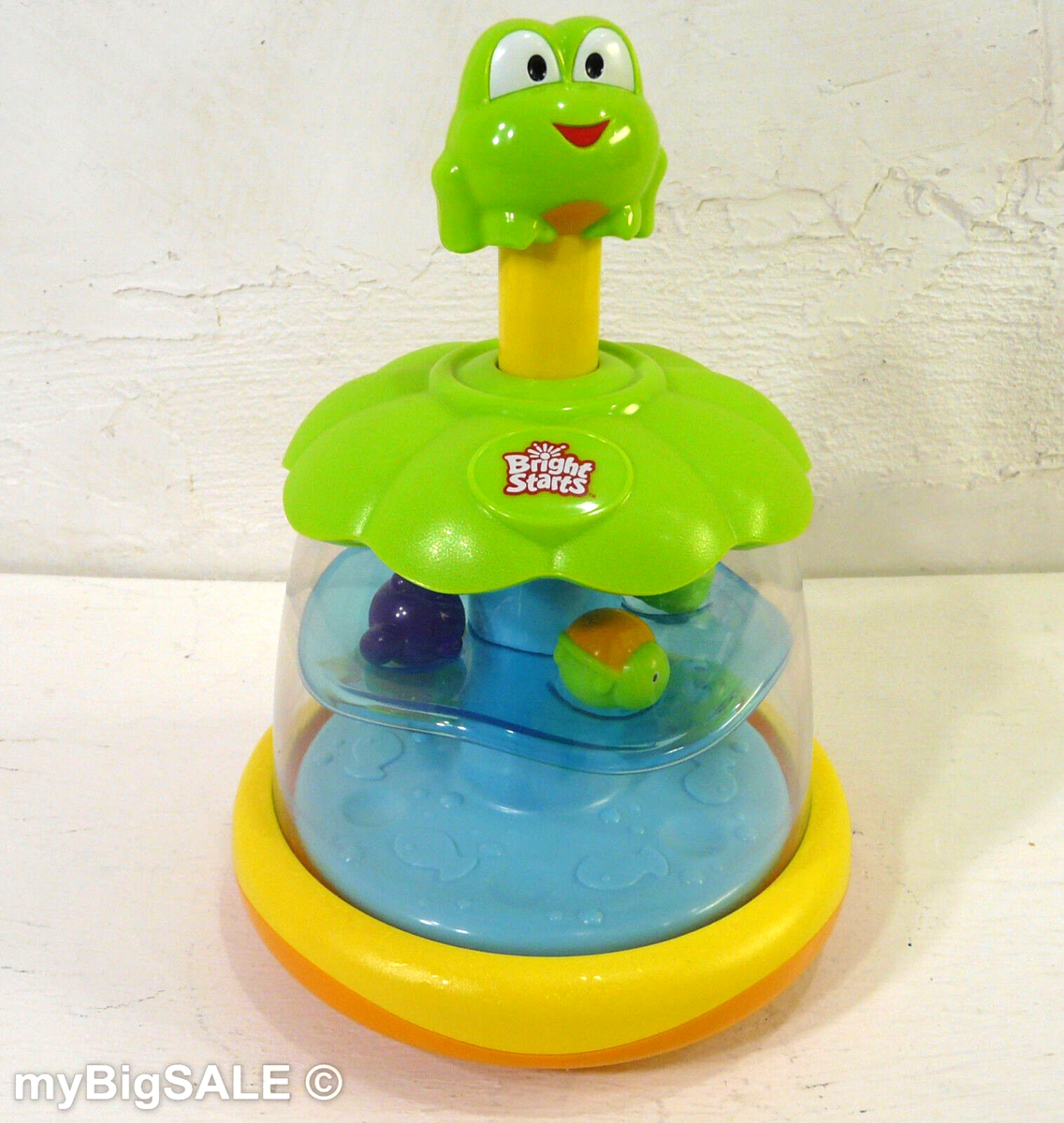 Bright Starts Activity Center Toy Frog Push Fish Spin Kids II