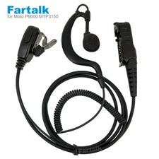 Earpiece Headset Mic For Motorola Radio DP2400 DP2600 XiR P6600 P6608 P6620