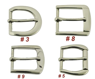 1'' Inch Pin Buckles for 25mm Men Pin Belt Buckles Silver Prong anti-allergy pin
