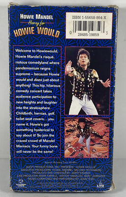 Howie Mandel Hooray for Howie Would, VHS 1990 Stand Up Comedy