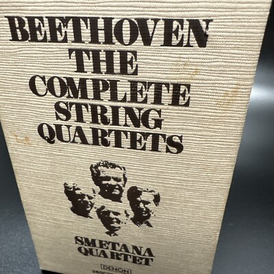 Beethoven Complete String Quartets, Smetana [Denon 9 CD Box Set