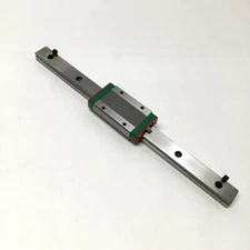 Hiwin MGN15HH Ball Bearing Carriage Block Slide on 230mm (9") Linear Guide Rail