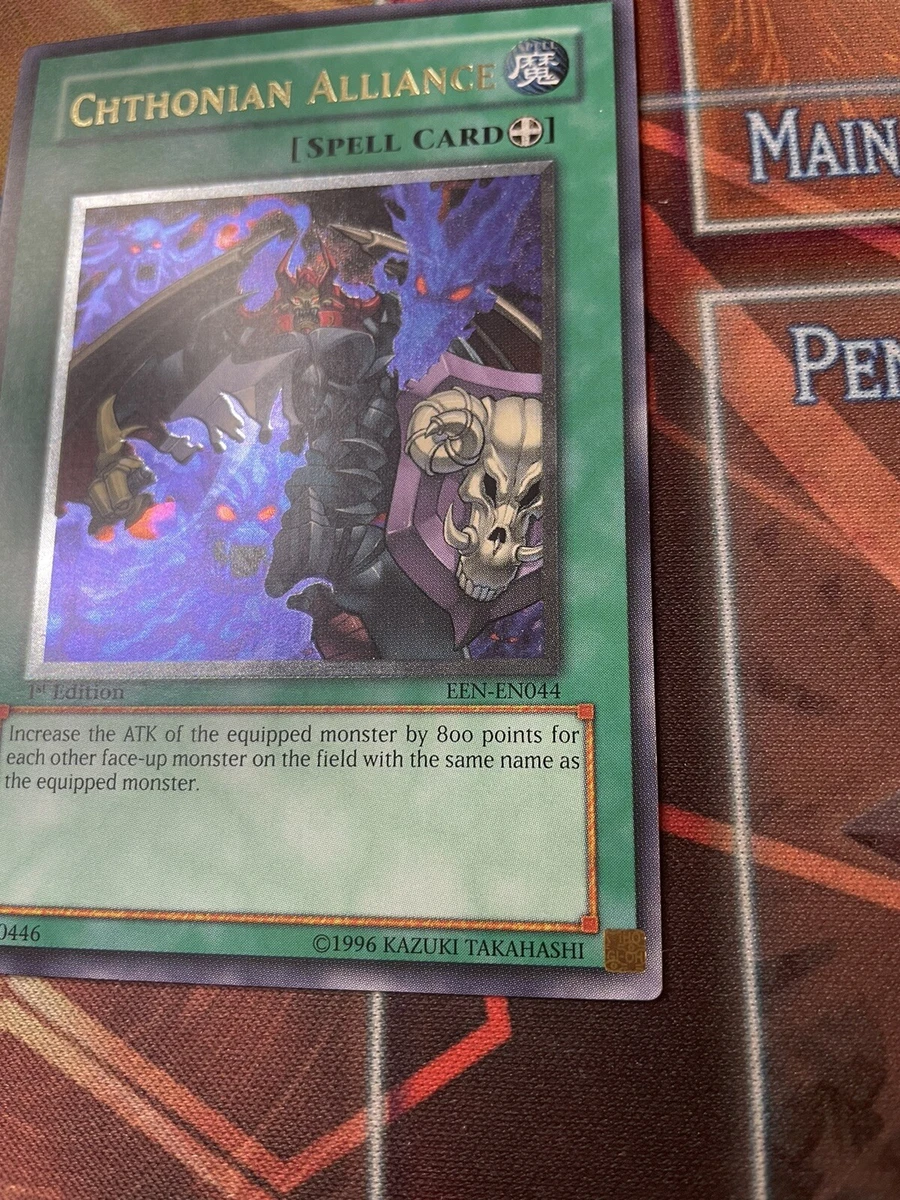Yugioh! Chthonian Alliance EEN-EN044 Ultimate Rare 1st Edition NM/M