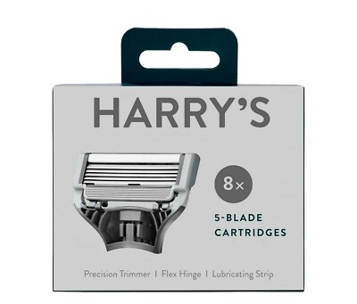 Harry's Rasierklingen Nachfüllpack 8 Patronen Präzisionstrimmer Flex Scharnier Harrys
