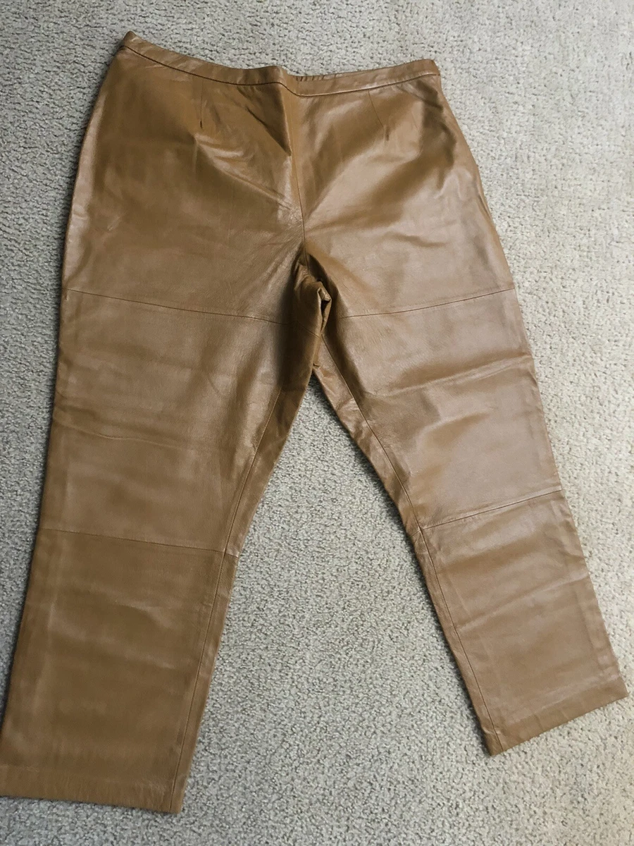 Terry Lewis Classic Luxuries leather women s pants sz 24