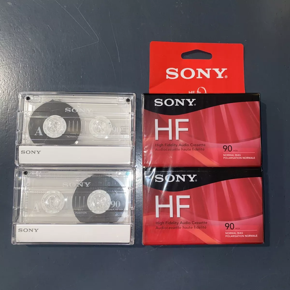 Sony HF 90 Normal Bias Blank Cassettes - 90-min ( 2PK BUNDLE