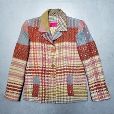 Christian Lacroix Tweed Womens Jacket Wool Coat Jacket Rare