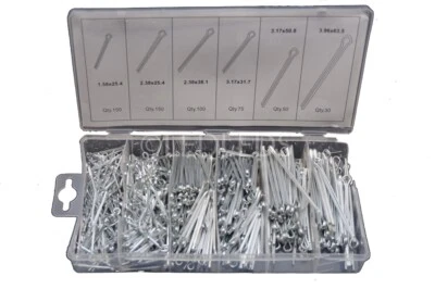 LED LEDS ASSORTIMENTO SET DI COPPIGLIE PERNI FERMI 555 PEZZI IN BOX