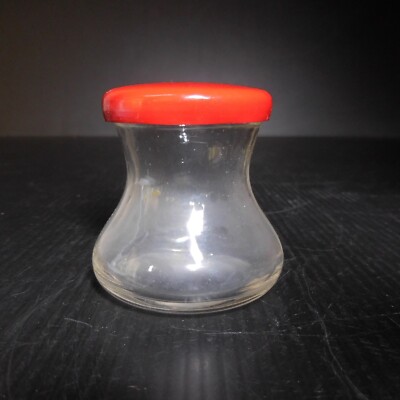 Salière et poivrière suspendues fraises en verre rouge rubis vintage JAPON - France