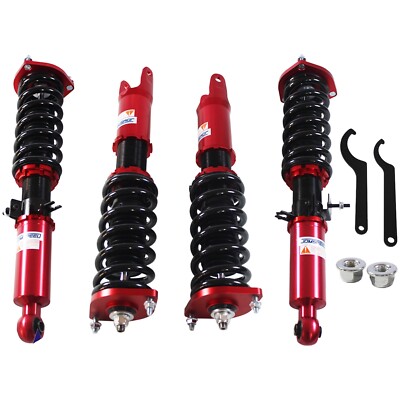 Red Full Coilover Suspension Kit Fits For 2008-11 Infiniti G37 Sedan/Coupe 3.7L
