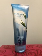 Bath  Body Works SEA ISLAND COTTON Body Cream 8 oz Retired Discontinued