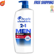 Head & Shoulders Men 2 in 1 Dandruff Shampoo and Conditioner, Old Spice 28.2 oz