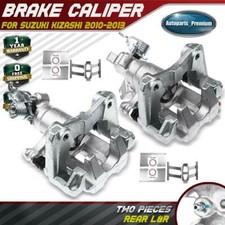 Pair Rear Side Disc Brake Caliper With Bracket For Suzuki Kizashi 2010 2012 2013