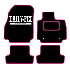 CAR FLOOR MATS FOR RENAULT CLIO 2012 TO 2018 ALL WEATHER TAILORED BLACK CARPET