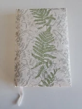 Journal Notebook w/Printed Paper Hard Cover and 40 Hand Made Paper Pages 8 x 5.5