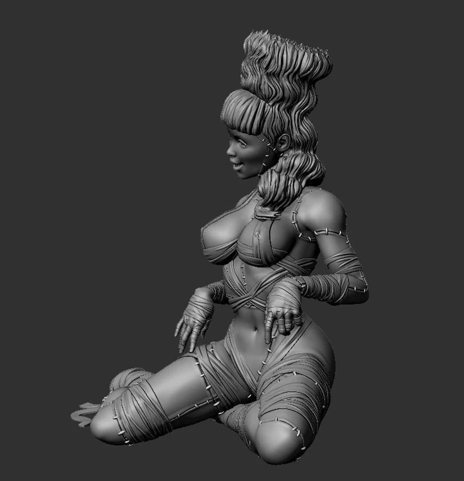 Sexy Betty 12K Resin Figure - Hand-Painted 3D Print | High Detail Collectible Ar - Image 3 of 4