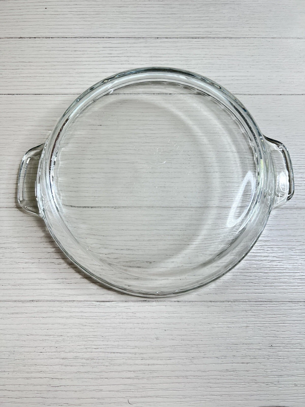 Anchor Hocking Clear Glass Pie Baking Dish With Handles