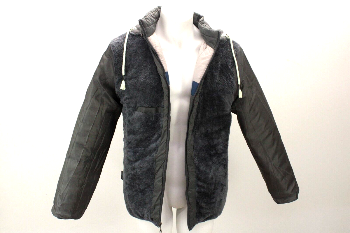 Maximos Puffer Hooded Jacket Mens XL Gray Blue Lightweight Maximos Puffer Hooded Jacket Mens XL Gray Blue Lightweight