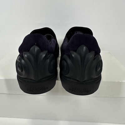Versace Collection Baroque Slip On Sneakers Shoes Purple Men\'s Size‎ 11M Versace Collection Baroque Slip On Sneakers Shoes Purple  main image 3
