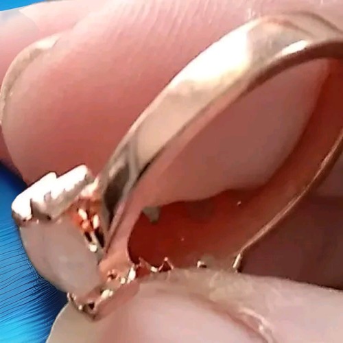 Fire Opal In Rose Gold Setting Sz 7 7 Gemstones - 第 5/8 張圖片