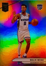 Malik Monk 2023-24 Donruss Elite Basketball Holo Base Card #134 Sacramento Kings