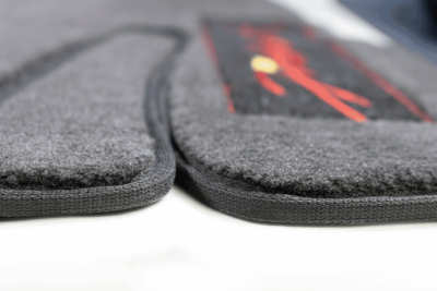2000-2002 SLP Firehawk Ebony Black Front Carpet Floor Mats Pair