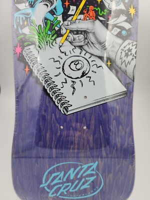 Santa Cruz Erick Winkowski Sketchbook Skateboard Deck NHS 8-Ball