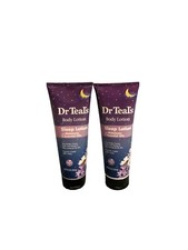 2 Pack Dr. Teal's Sleep Lotion with Melatonin  Essential Oils 8 oz Each NEW
