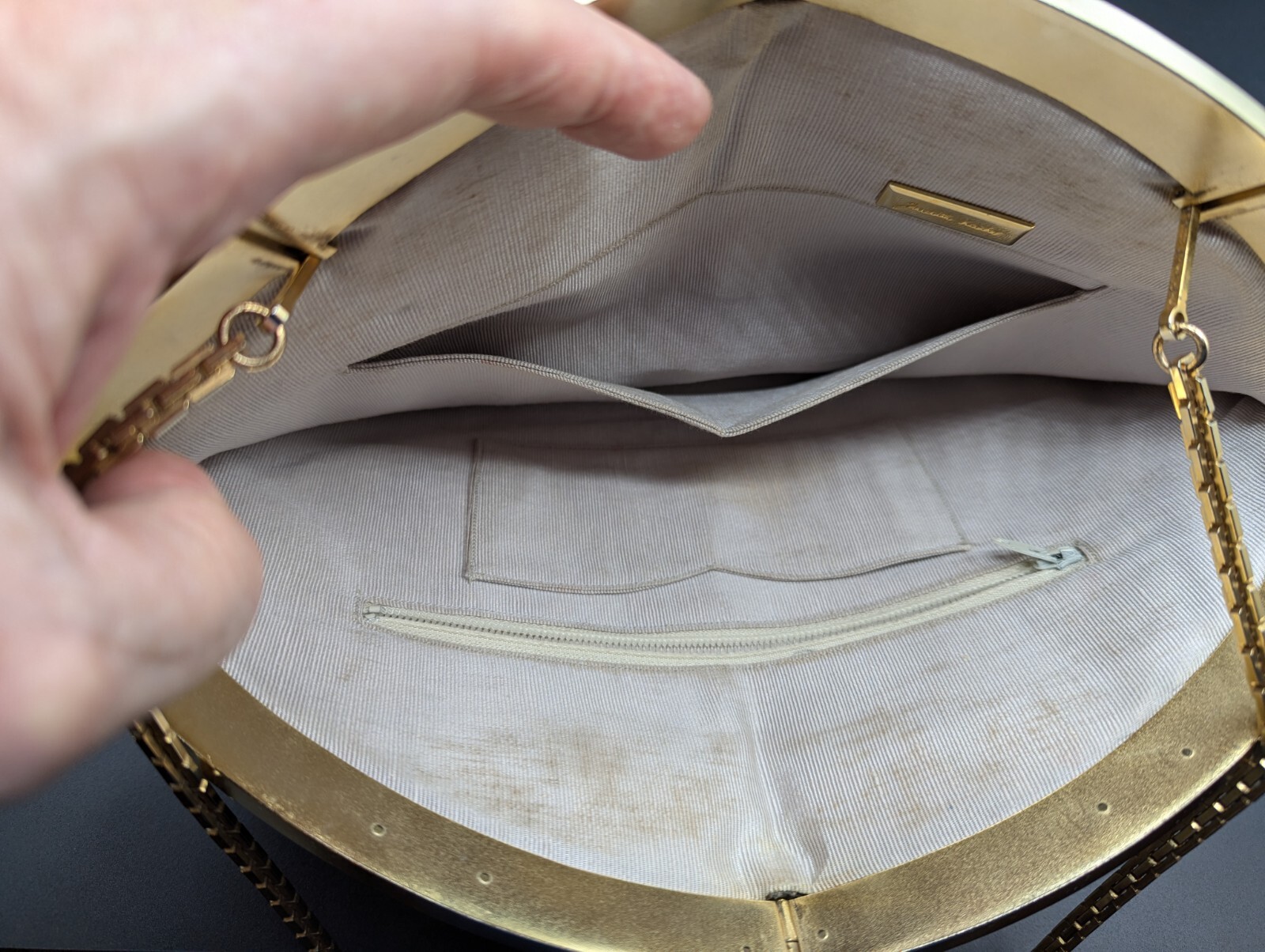 Judith Leiber Couture Python Clutch/Crossbody Cha… - image 10