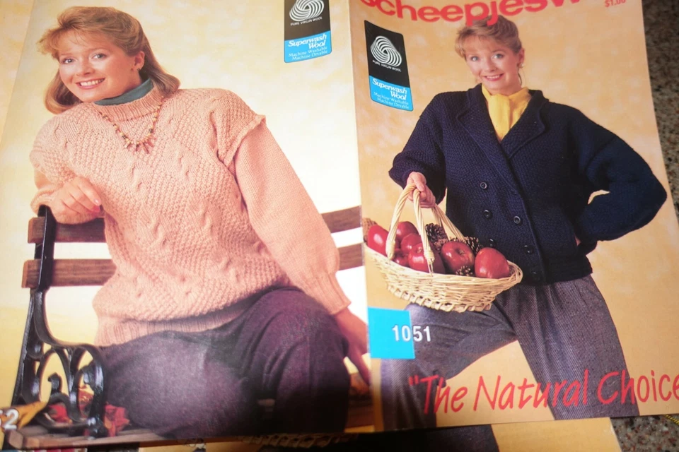 Scheepjeswol Knitting Pattern Leaflet 1051Jackets Sweaters  - Image 2 of 4