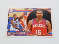 2010 Panini Marreese Speights Sixers Album Sticker NBA Figure #44