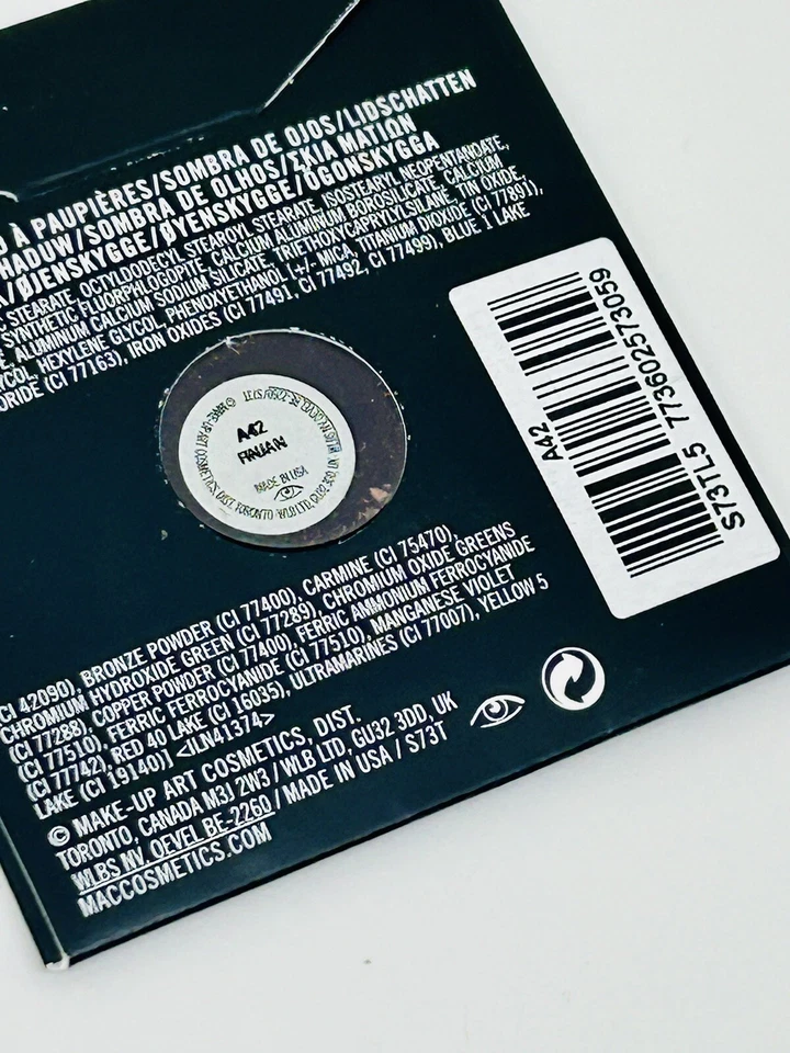 Mac Pro Palette Eye Shadow Refill - A42 PAULAN Burgundy - 100% Authentic NIB - Image 4 of 4