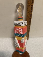 PLATFORM BEER COMPANY HAZE JUDE draft beer tap handle. OHIO. CLOSED 2023