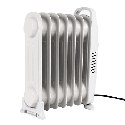 Oil Filled Radiator Portable Low Wattage 700w Heater Camping