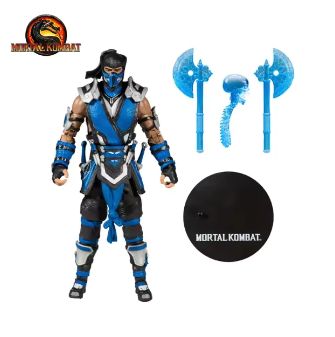 7-дюймовая сочлененная экшн-фигурка Mortal Kombat - Spawn Sub Zero & Scorpion игрушки 1:10 - Изображение 3 из 4