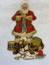 Vintage Merrimack Publishing Corp 1986 Die Cut Christmas Ornament