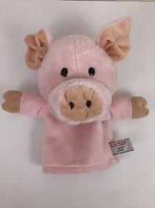 Gund Hamlet Pig Hand Puppet Plush 4050578 12â Soft Clean | eBay