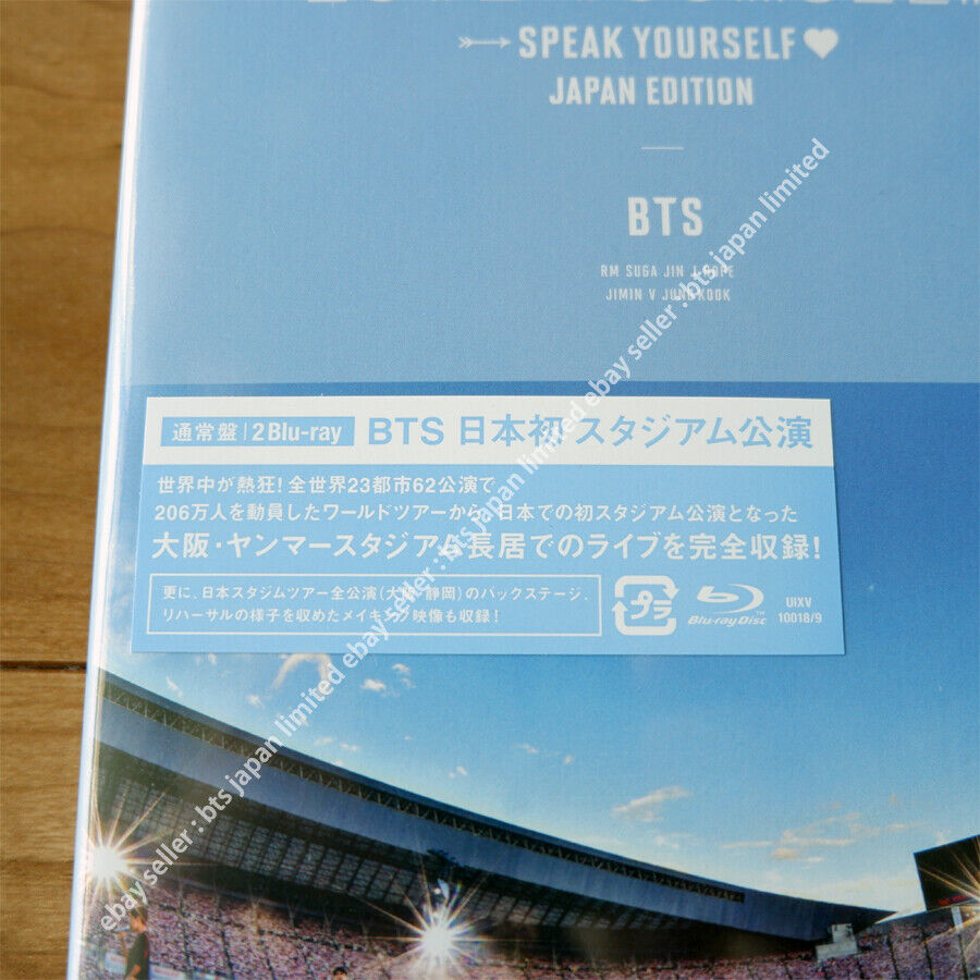 New BTS WORLD TOUR LOVE YOURSELF SPEAK YOURSELF JAPAN EDITION 2 Blu-ray  Booklet