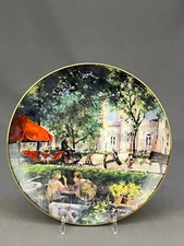 Rare Signed Tom Lynch Chicago Cafe Limited Edition Artist Collector 8" Plate