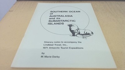 			Southern Ocean Of Australasia And Its Subantarctic Islands, M Mar		