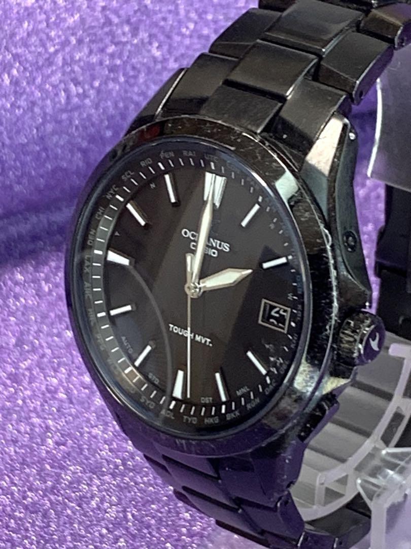 Parts Only CASIO OCEANUS OCW-S100B-1AJF Black Titanium Men's