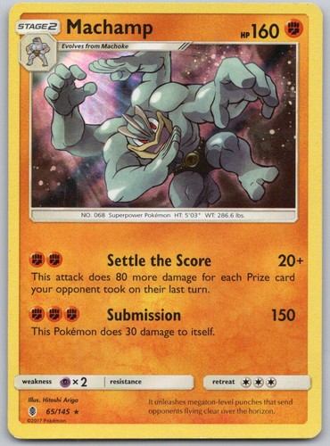 Machamp 65/145 Holo Guardians Rising SM02 LP