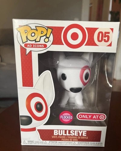 Funko Pop Ad Icons Target Bullseye 05 Flocked Target Excl Vaulted In Protector