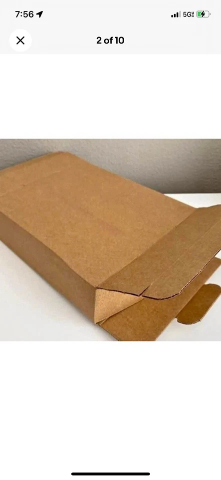 Corrugated Shipping Boxes - Sizes Small 10" - Large 12'' - 50 PC - Image 2 of 4