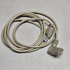 Rare Apple Logo Beige Power Cable L-Shaped Vintage Mac IIe SE/30