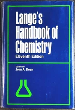 Langes Handbook of Chemistry 11th ED