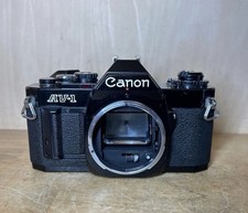 TOP MINT Canon AV-1 Black SLR 35mm Film Camera From JAPAN