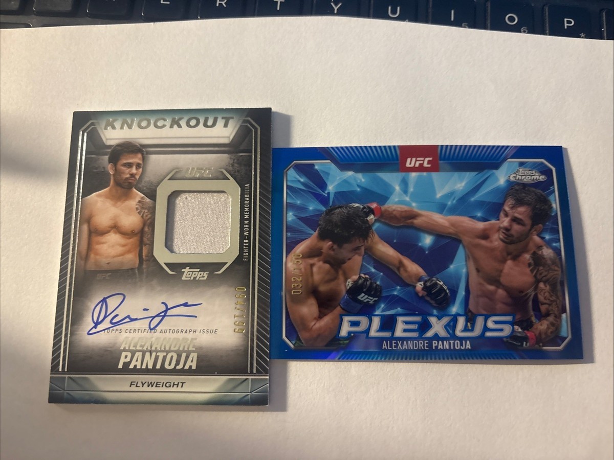 パントーじゃ 2025 Topps Chrome Alexandre Pantoja Blue Refractor /150 Knockout