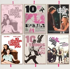 Custom 10 Things i Hate About You Movie Poster